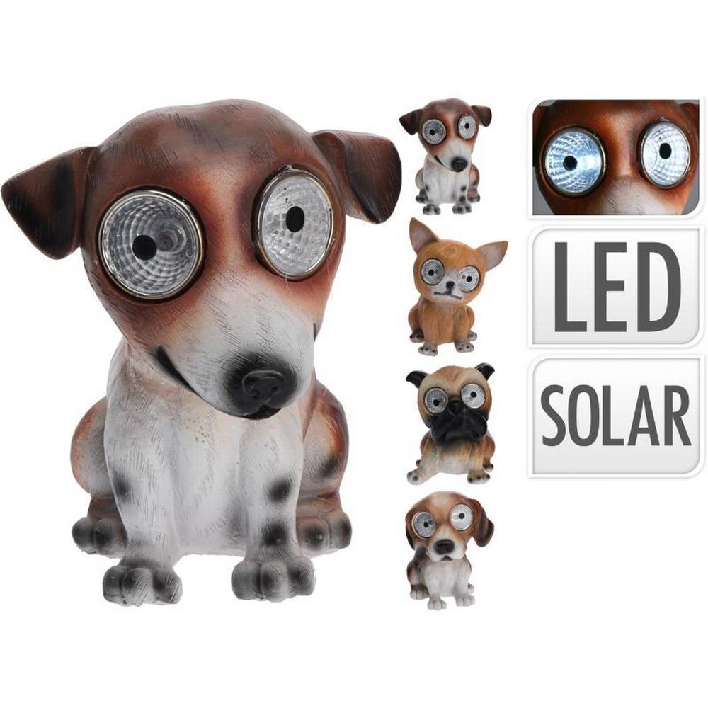 Koopman Solar Lamp Dog 4Ass