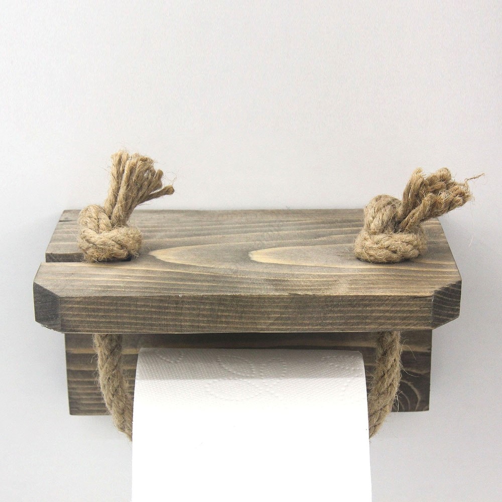 Asir Toilet Paper Holder Walnut