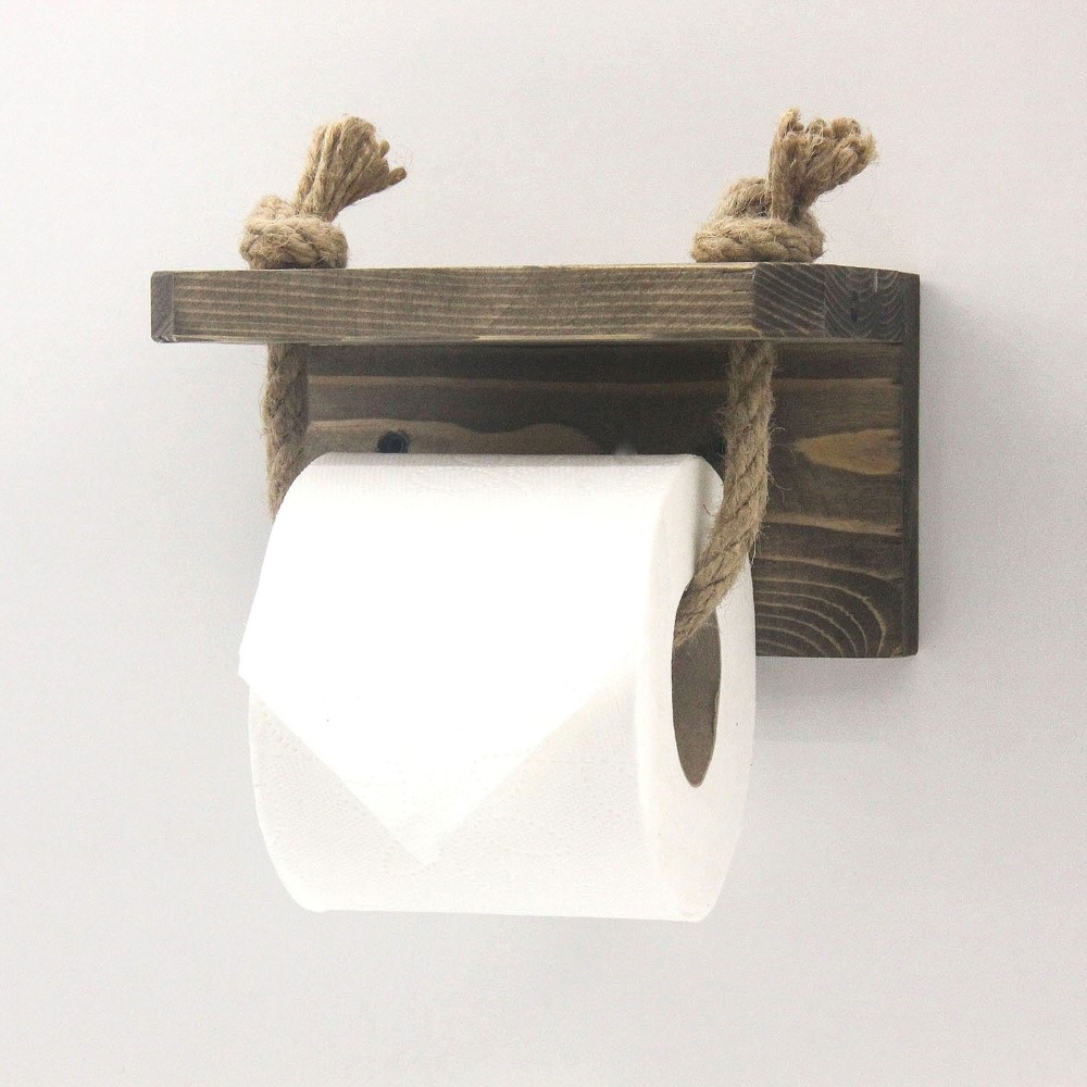 Asir Toilet Paper Holder Walnut
