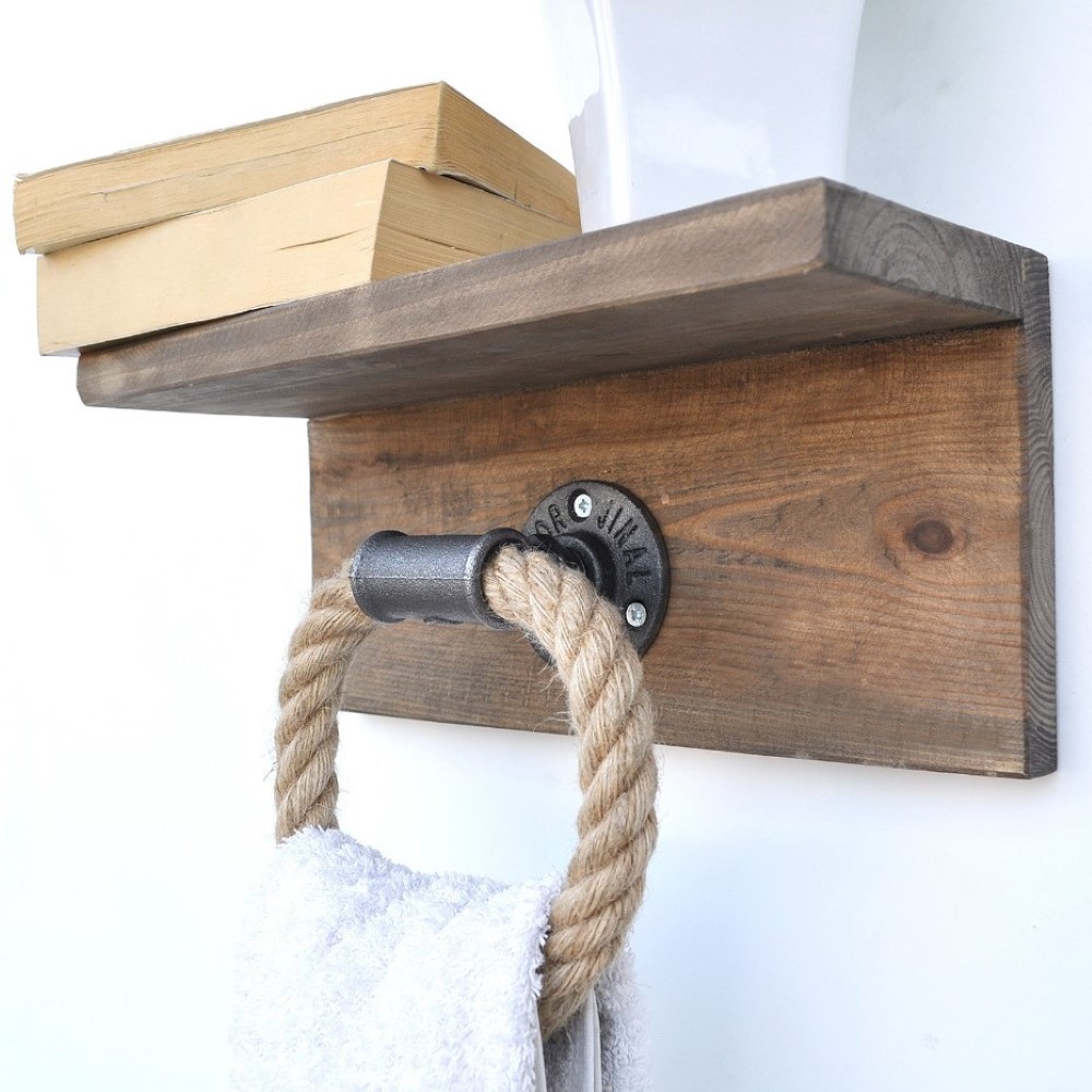 Asir Toilet Paper Holder Walnut