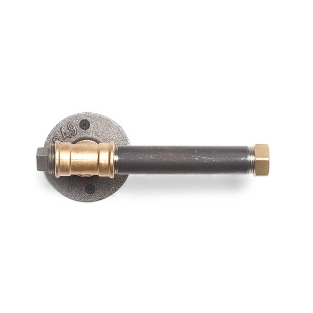 Asir Toilet Paper Holder Black Gold