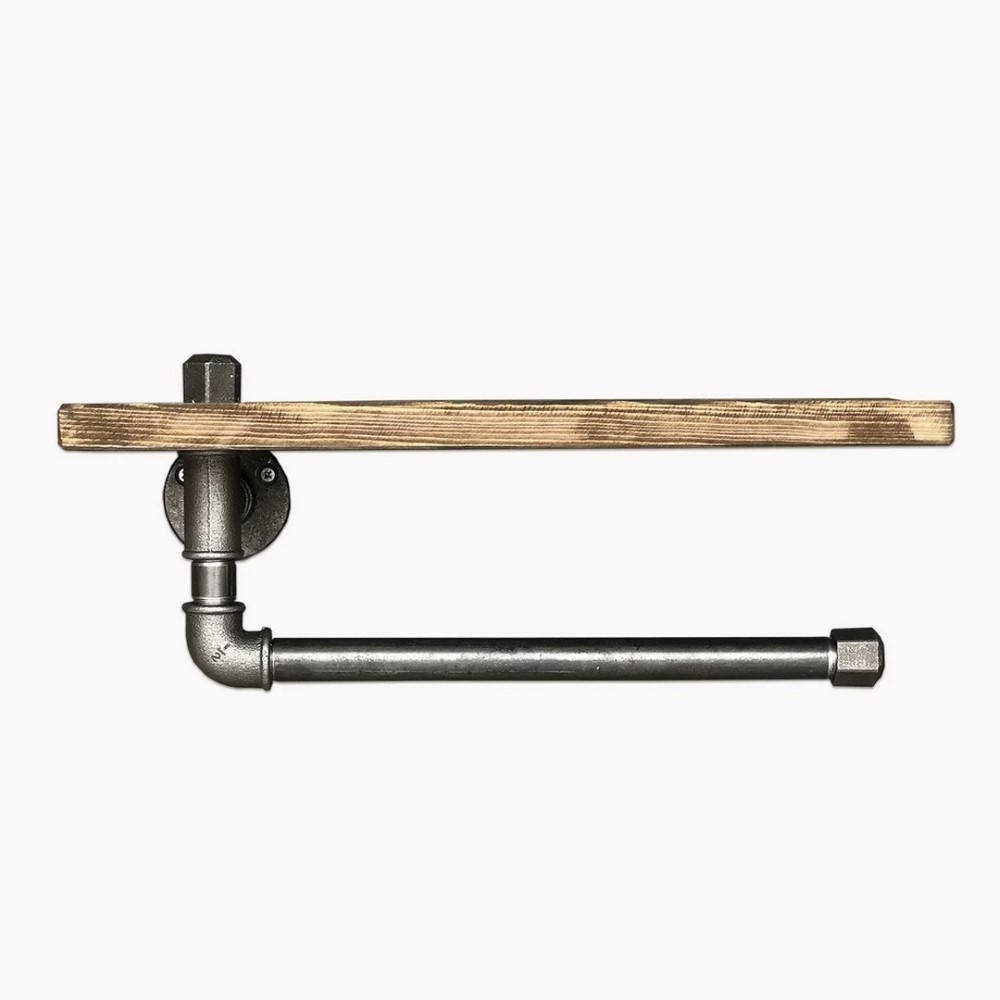 Asir Towel Holder Black Walnut