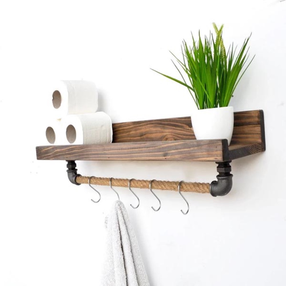 Asir Toilet Paper Holder Black