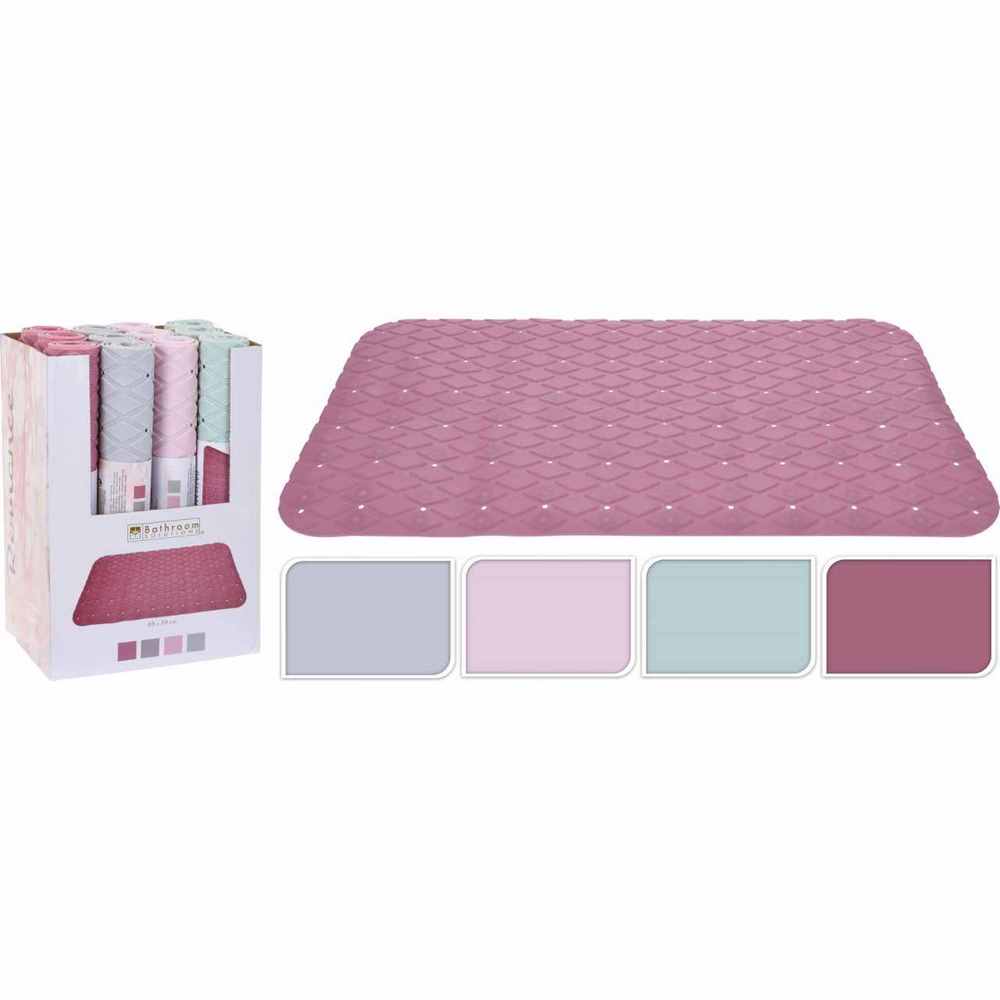 Koopman Shower Mat Tpe 69X39Cm 4Ass Cl
