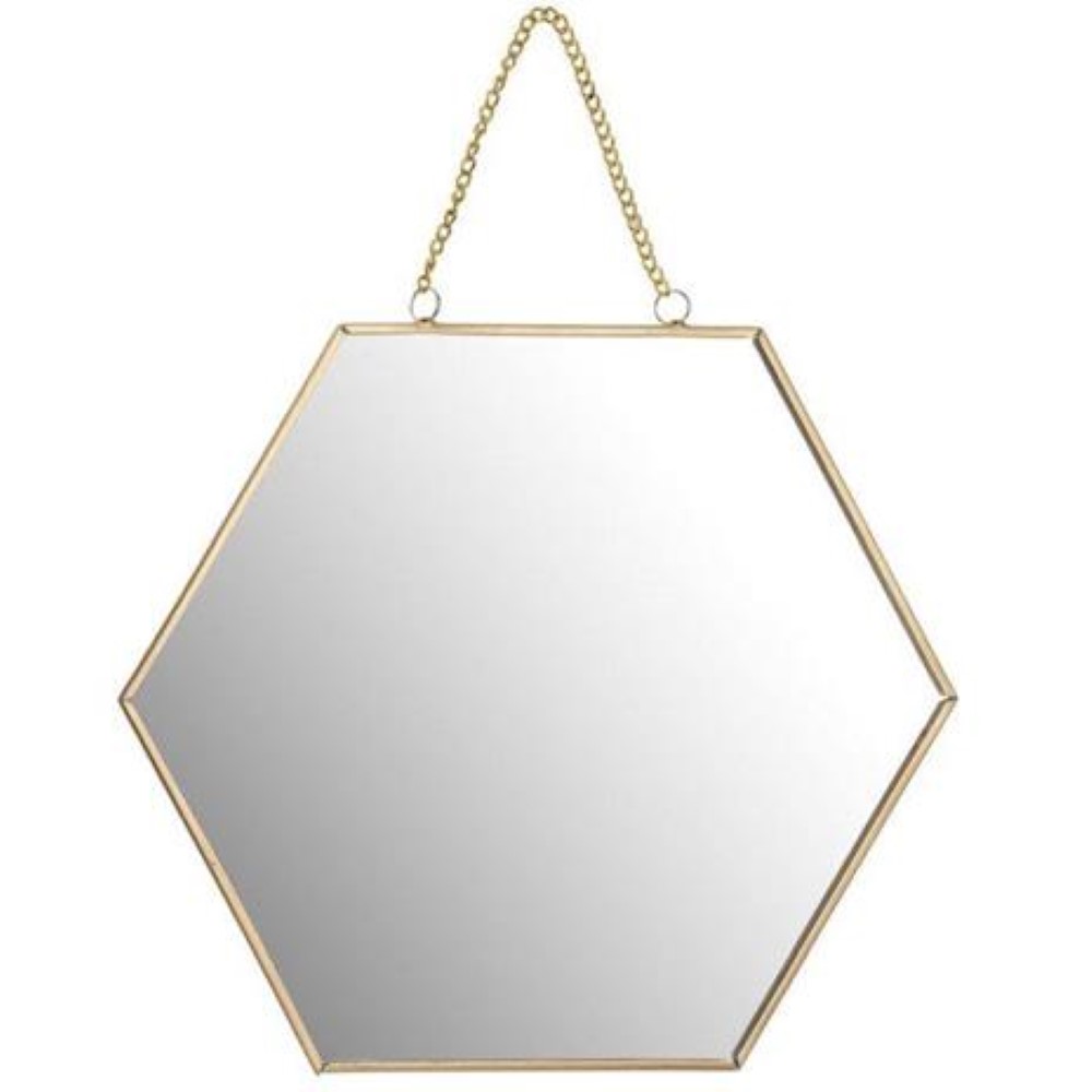 Koopman Wall Mirror Honeycomb Shape