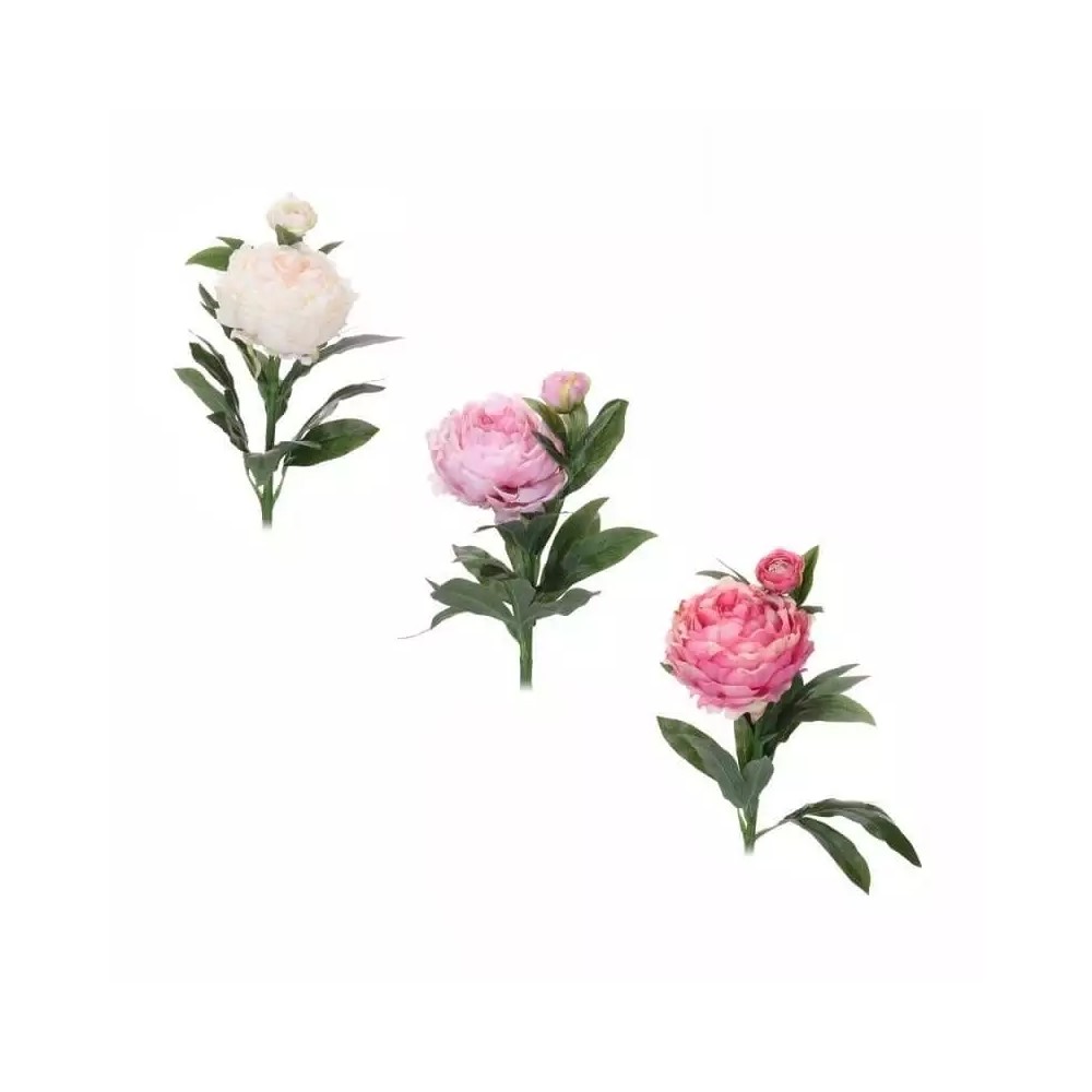 Koopman Artificial Peony 60Cm 3Ass