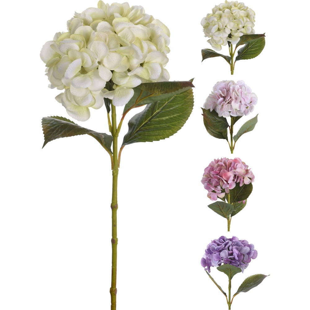 Koopman Artificial Hydrangea 65Cm 4Ass Clr