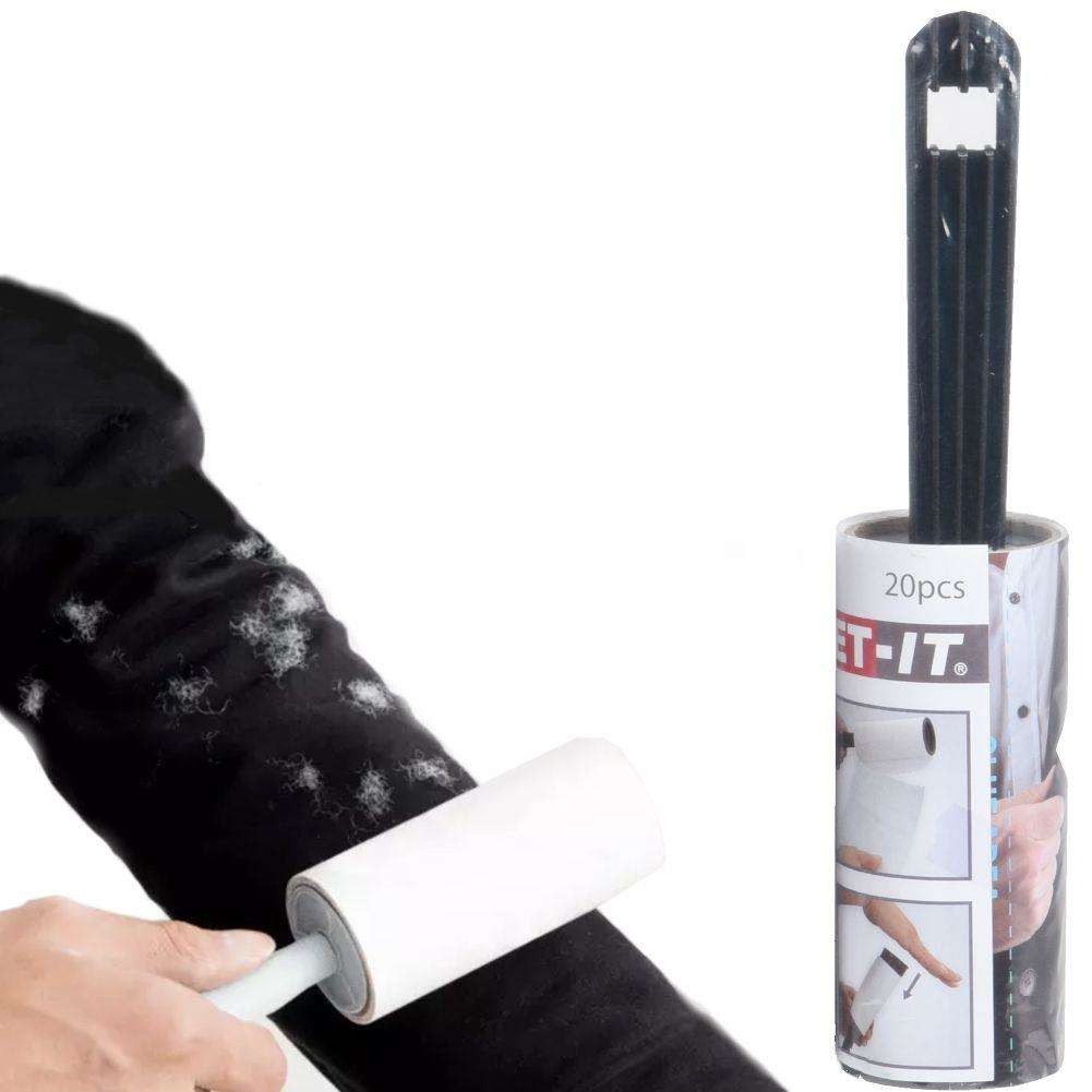 Koopman Clothes Lint Roller With Spare Roller 20 Sheets
