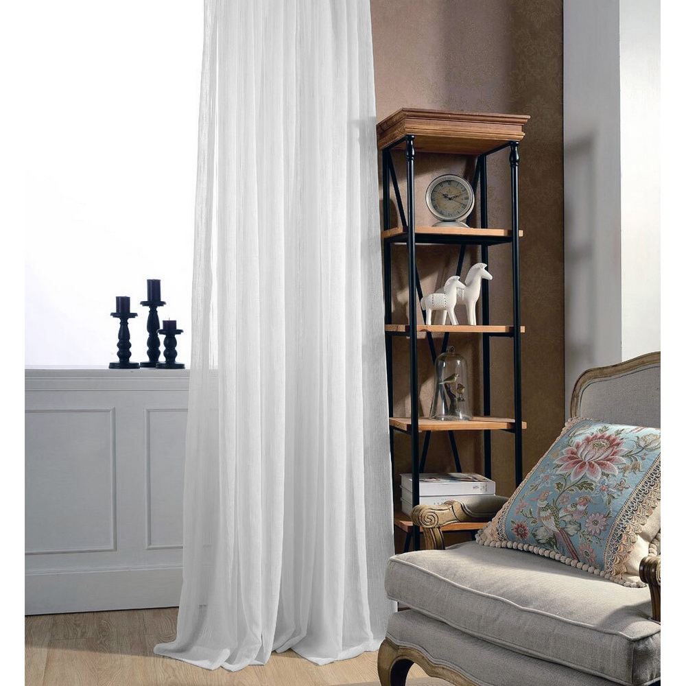 Premier Home Capella Linen Tulle White 300*270Cm