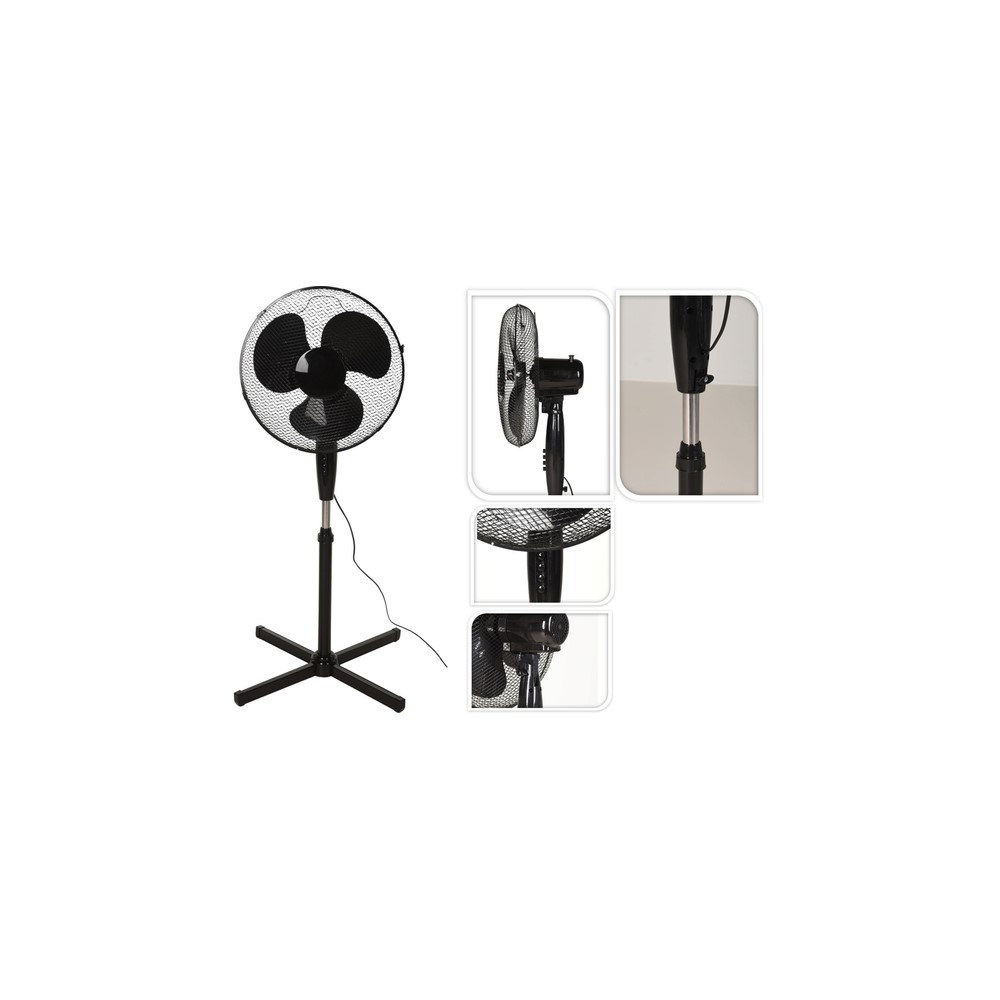 Koopman Standing Fan Dia 41Cm Black