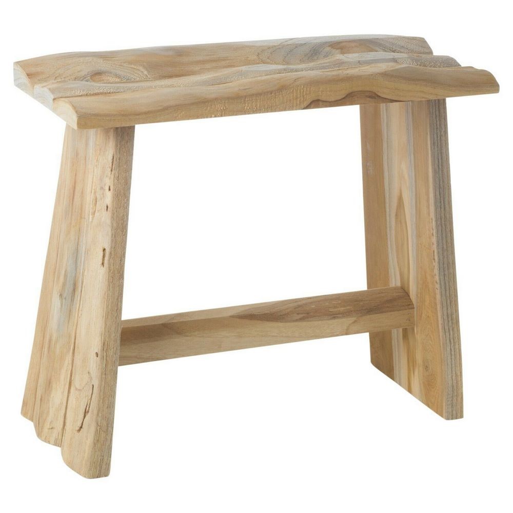 Koopman Stool Teak Wood 40*20*35Cm