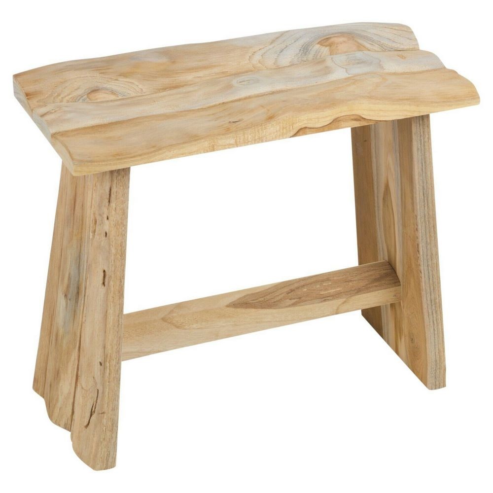 Koopman Stool Teak Wood 40*20*35Cm