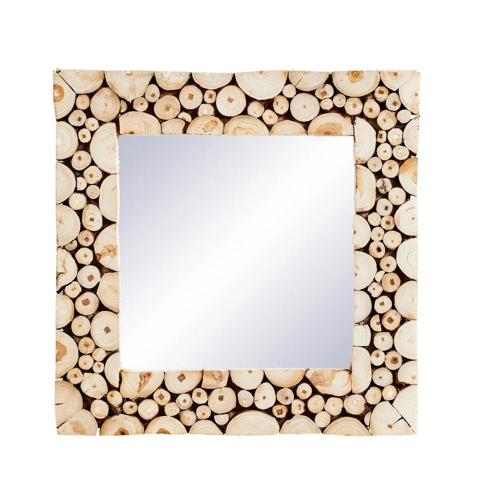 Koopman Wall Mirror With Teak Frame 50X50Cm