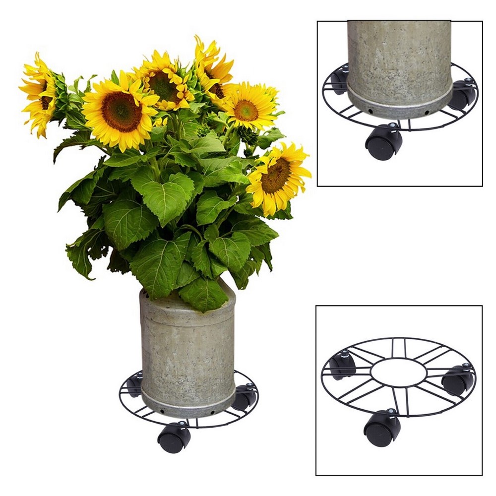 Koopman Flower Trolley 25Cm Black
