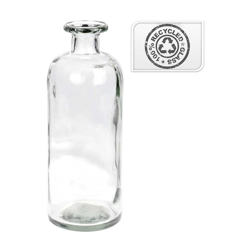 Koopman Bottle  Vase 1500Ml Recycled Glass