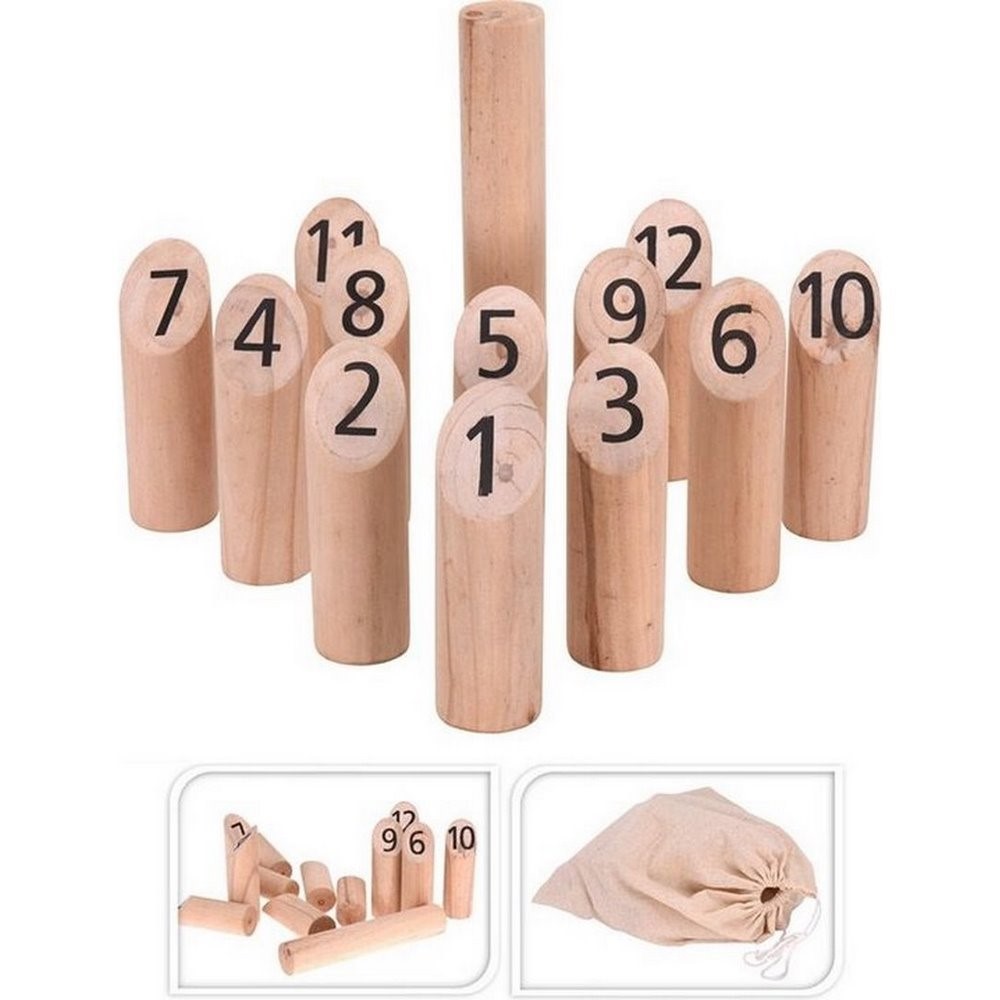 Koopman Kubb Set 13Pcs Wood