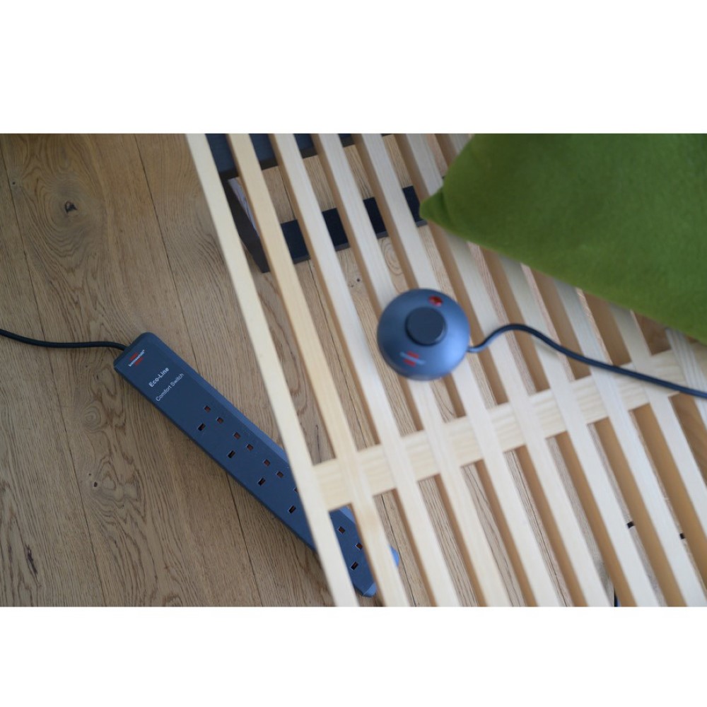 Brennenstuhl Eco-Line Extension Lead 6 Way With Foot-Operated Switch 2M
