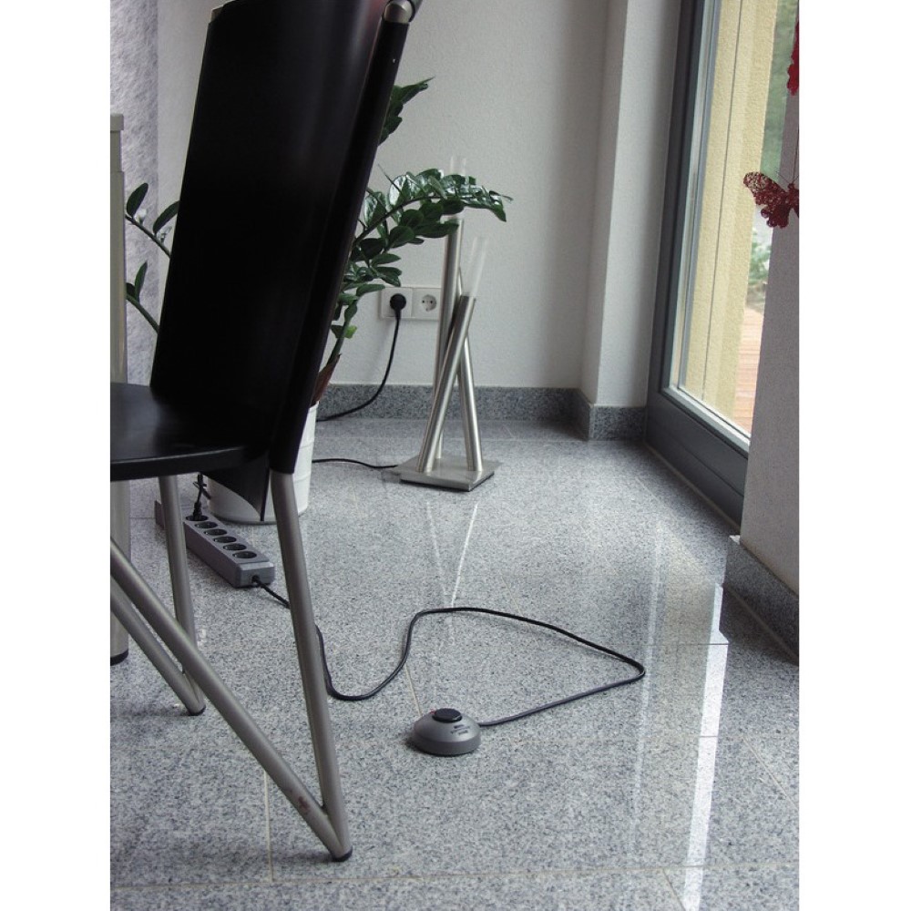 Brennenstuhl Eco-Line Extension Lead 6 Way With Foot-Operated Switch 2M