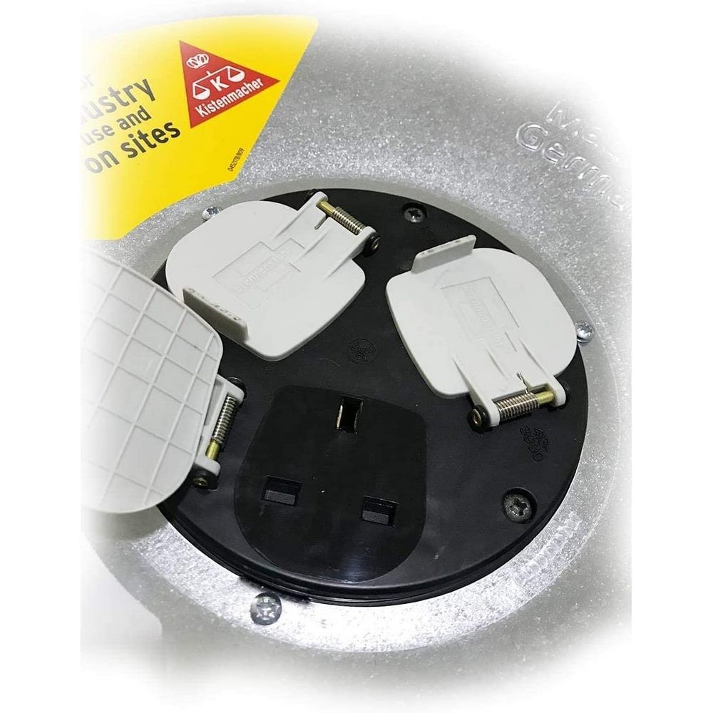 Brennenstuhl Multi-Line Cable Reel 3 Way Socket 25M Cable Steel
