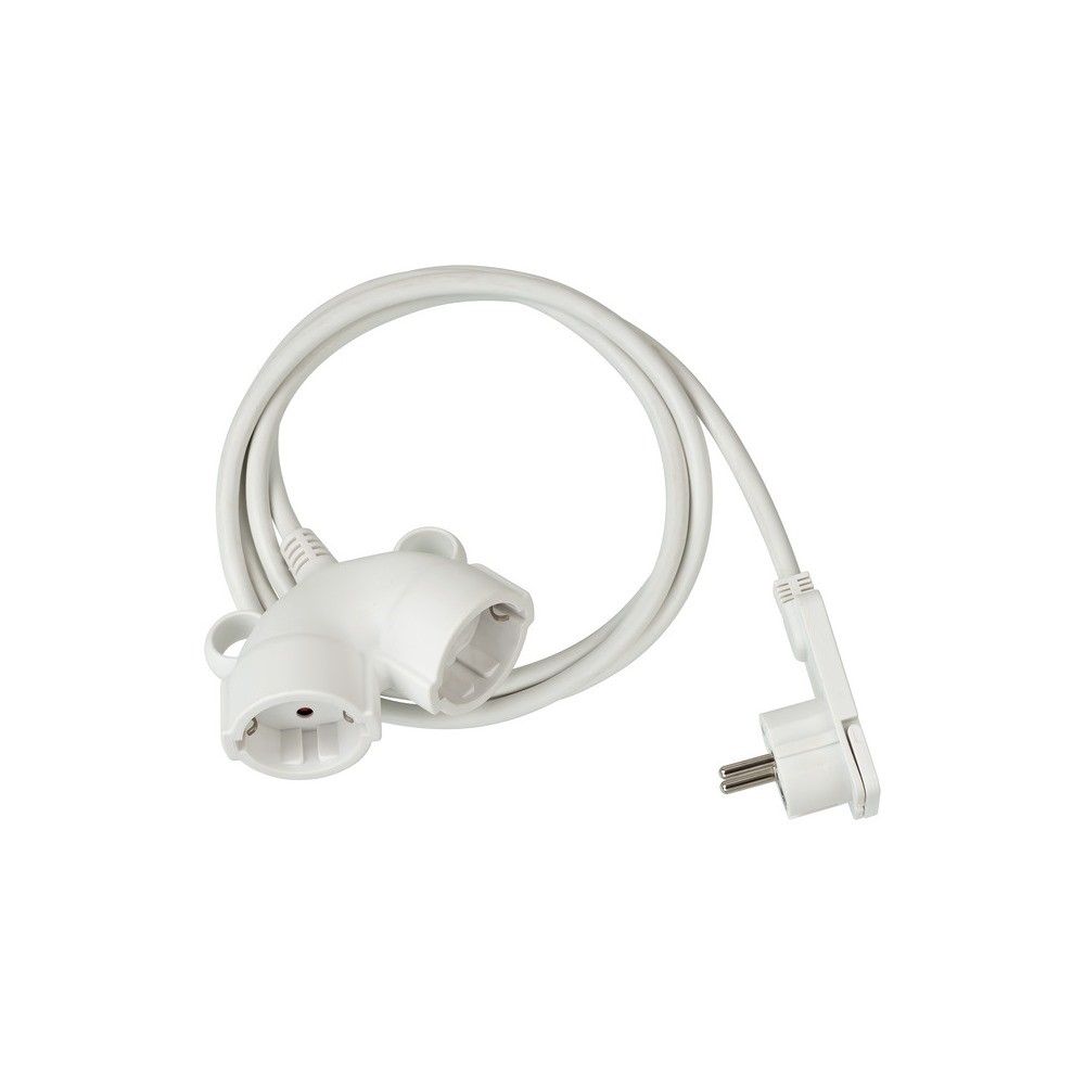 Brennenstuhl Extension Cable With Double Coupling 10M White