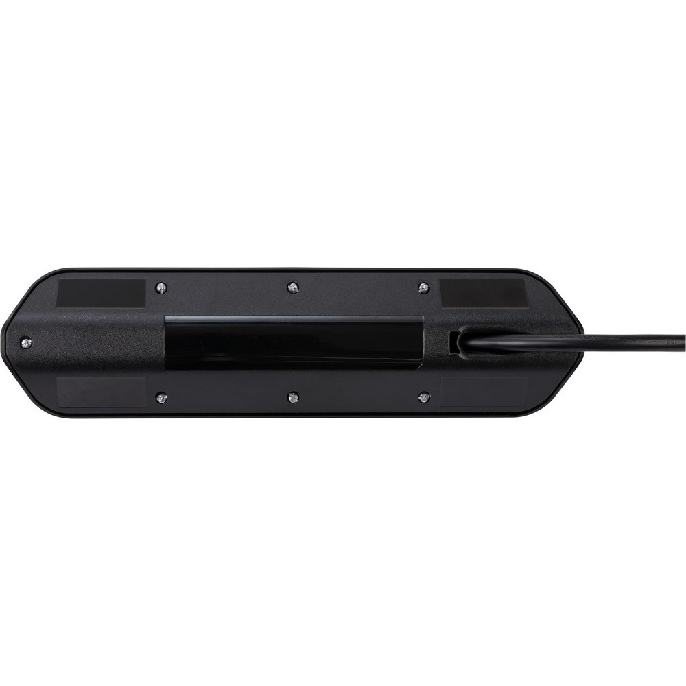 Brennenstuhl Corner Socket Strip 4 Way + 2 Usb Black-Silver