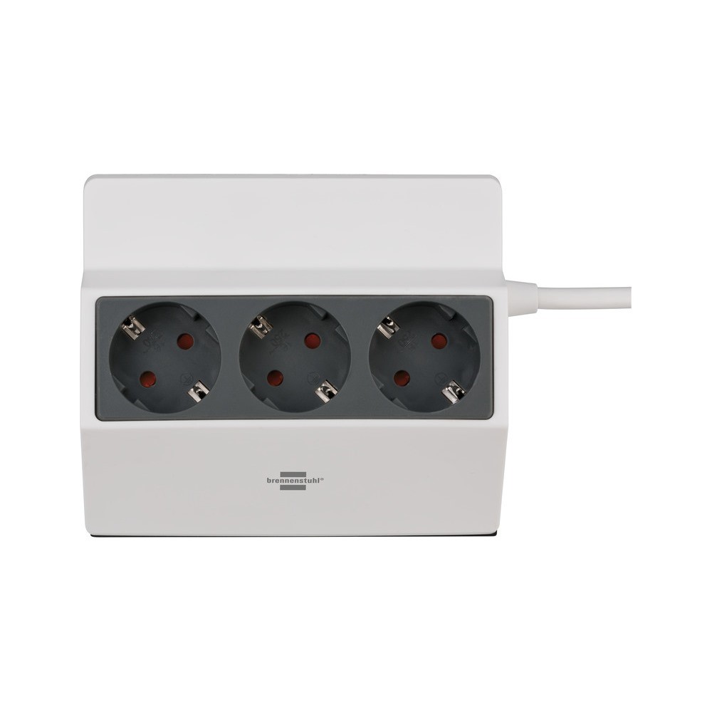 Brennenstuhl Clampable Socket Strip 3 Way 3M Cable White