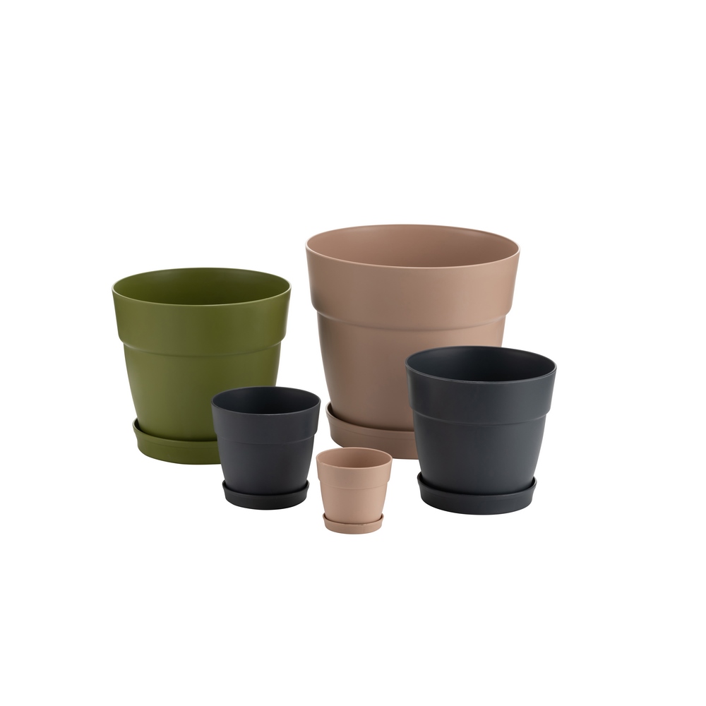 Poliwork Manolya 13 Basic Flower Pot Anthracite