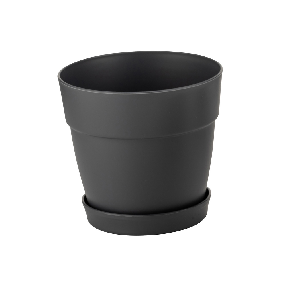 Poliwork Manolya 13 Basic Flower Pot Anthracite
