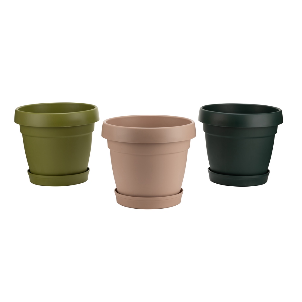 Poliwork Manolya 34 Basic Flower Pot Green
