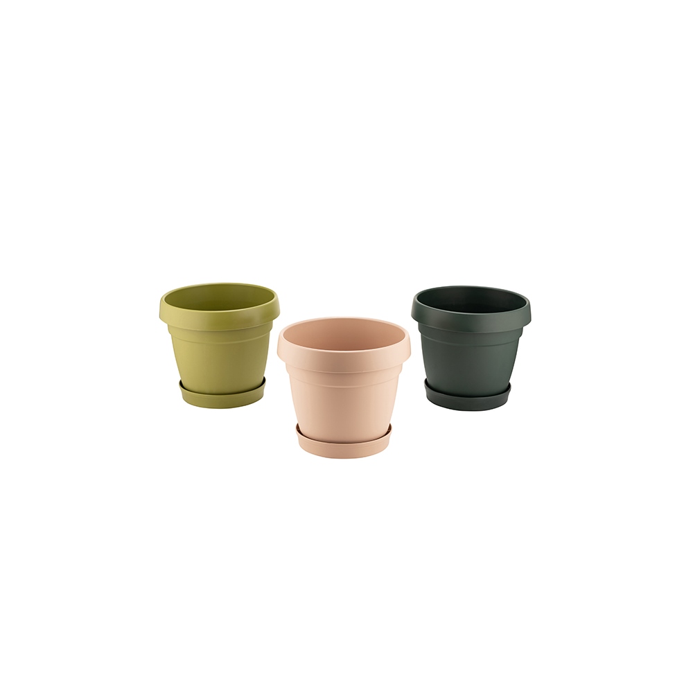 Poliwork Manolya 34 Basic Flower Pot Green