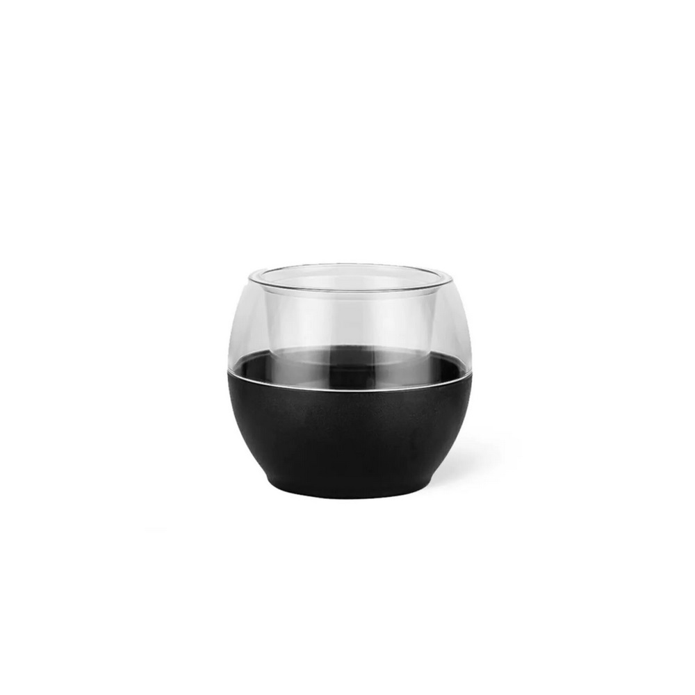 Poliwork Buule Black Flower Pot