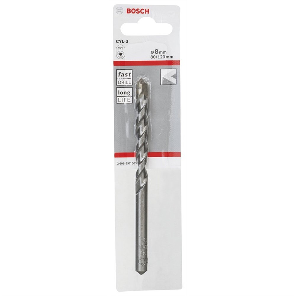 BOSCH Bosch Cyl-3 Concrete Drill Bit 8*120 Mm