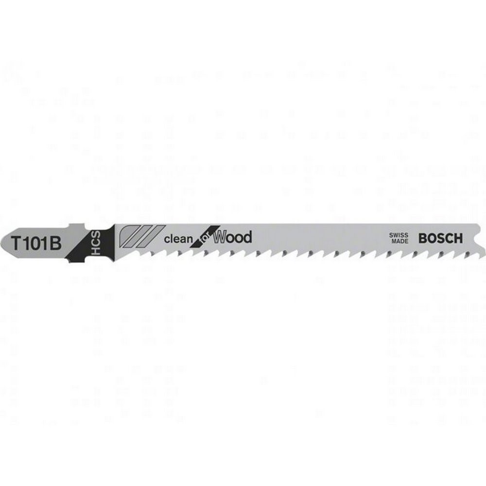 BOSCH Bosch Jigsaw Blade Clean For Wood T101B 5 Pcs