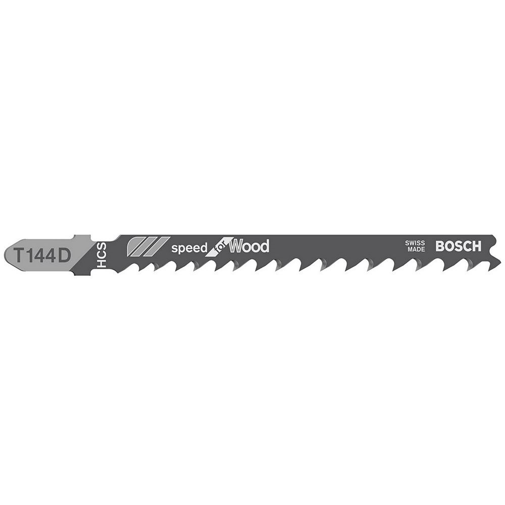 BOSCH Bosch Jigsaw Blade Speedforwood T144D 5 Pcs
