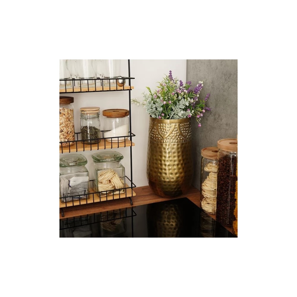 Koopman Vase Metal Gold 19X19X30Cm