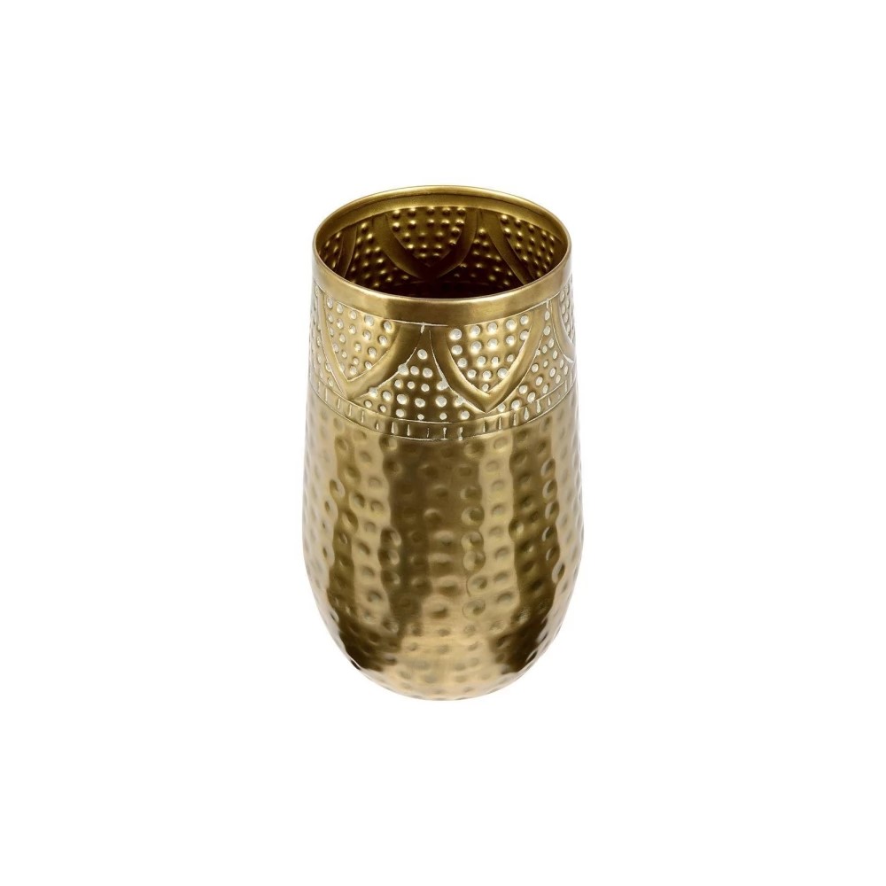 Koopman Vase Metal Gold 19X19X30Cm