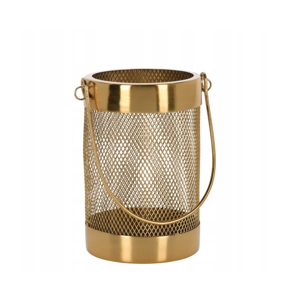 Koopman Lantern Metal Mesh Gold Clr