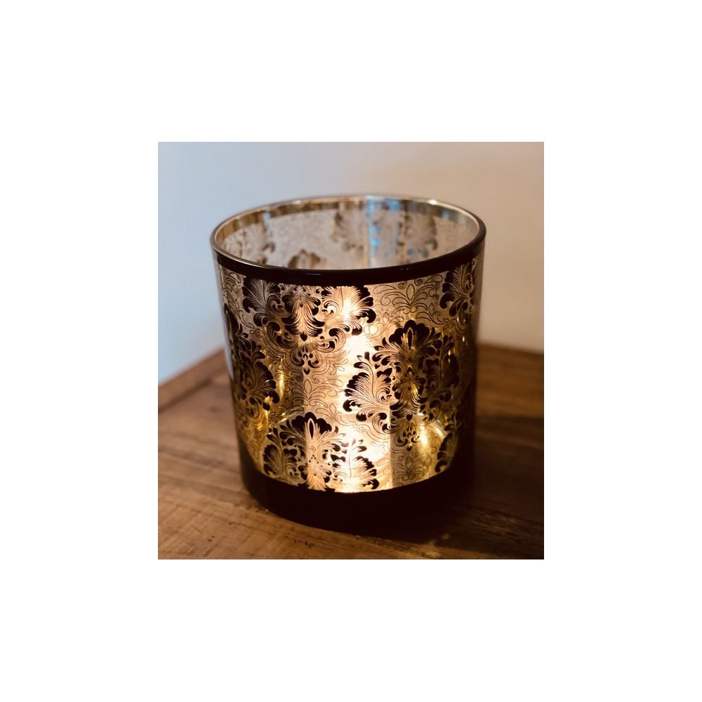 Koopman Tealight Holder Glass 15X15Cm