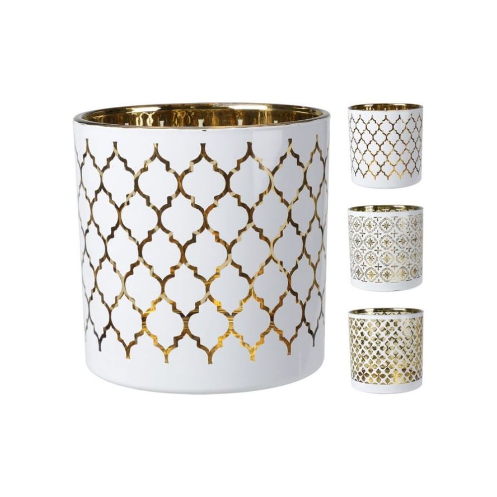 Koopman Tealight Holder Glass 15X15Cm