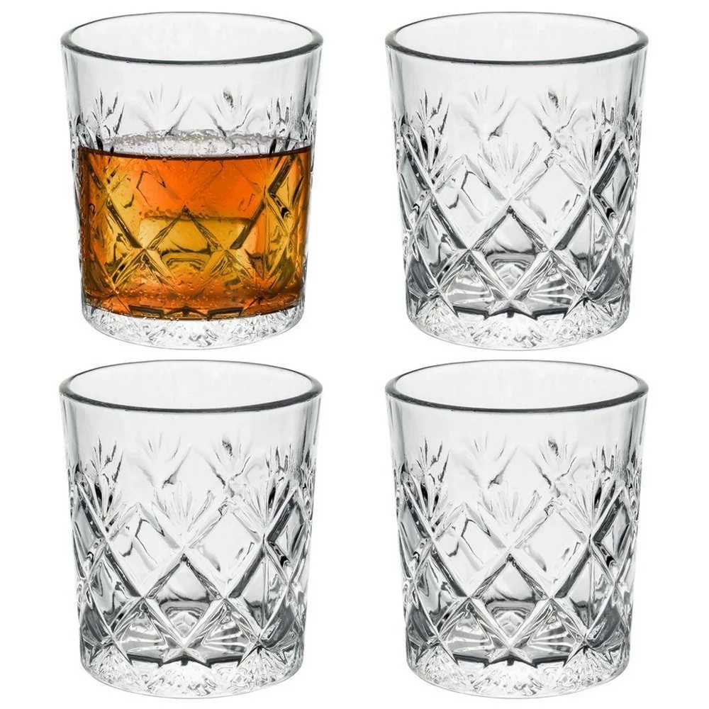 Koopman Crystal Drinking Glass 230Ml 4Pcs