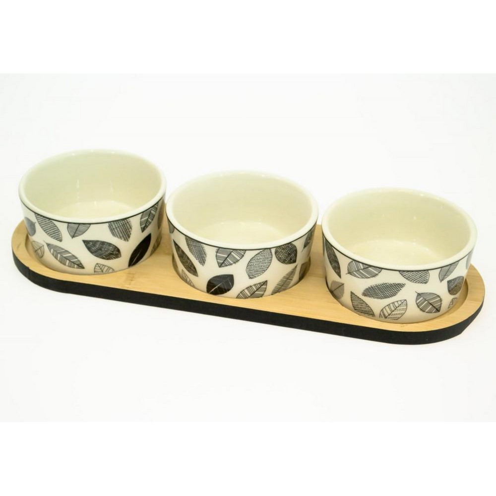 Koopman Serving Set On Shelf 4Pcs