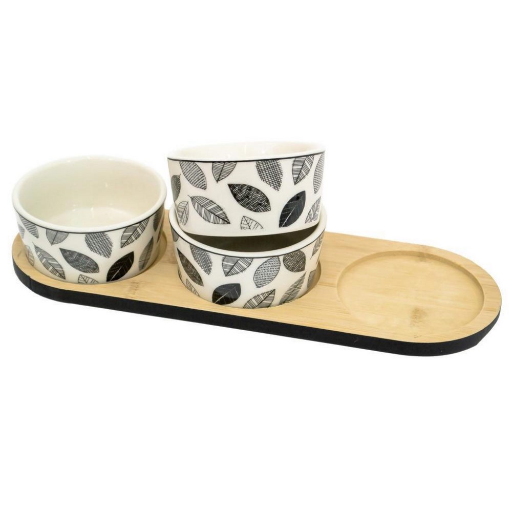 Koopman Serving Set On Shelf 4Pcs