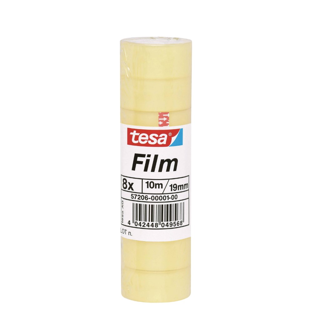 Tesafilm Standard Transparent Tape, 8 X 10M:19Mm