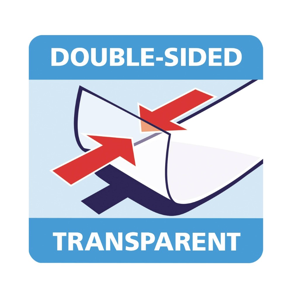 Tesafilm Double-Sided Tape, 7.5M:12Mm, Transparent  + Dispenser