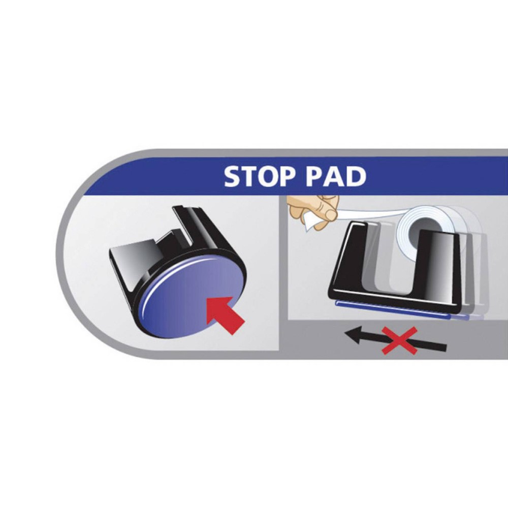 Tesa Compact Desk Dispenser, Black + Tesafilm Crystal Clear 10M : 15Mm