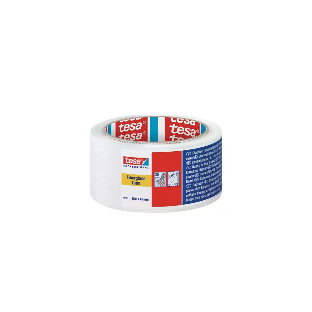 Tesa Fibreglass Tape White 45M : 48Mm