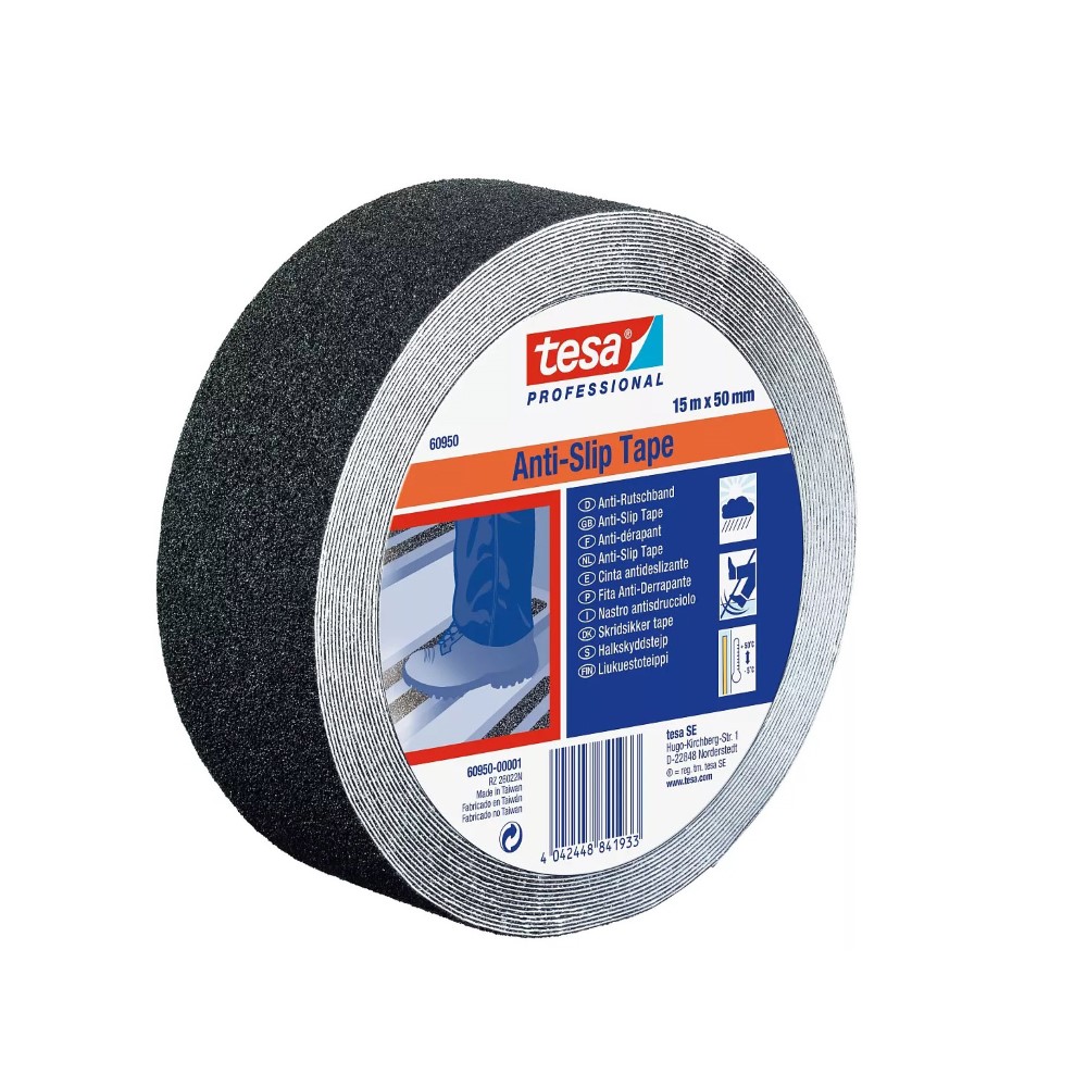 Tesa Anti Slip Tape Professional Black