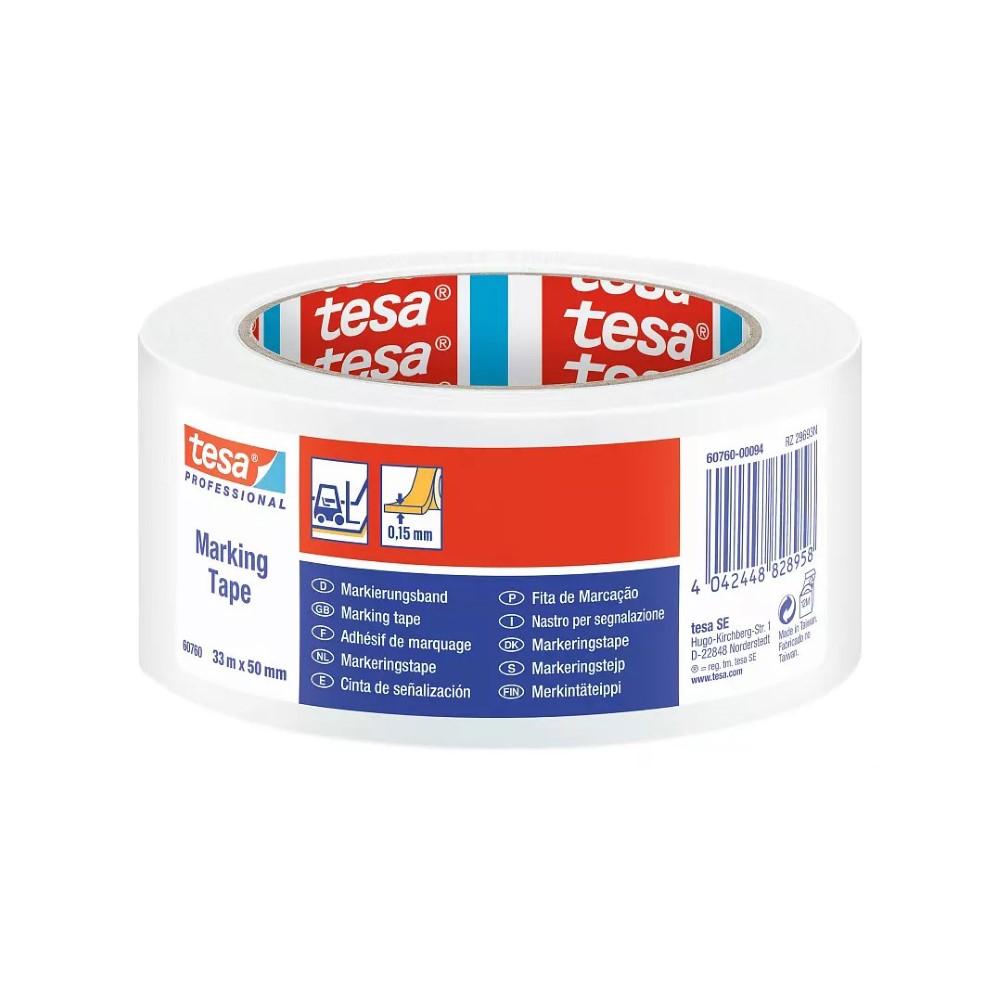 Tesa Floor Marking Tape Professional White
