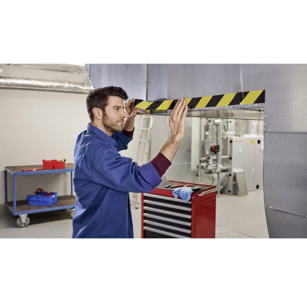 Tesa Marking Tape Universal Yellow-Black