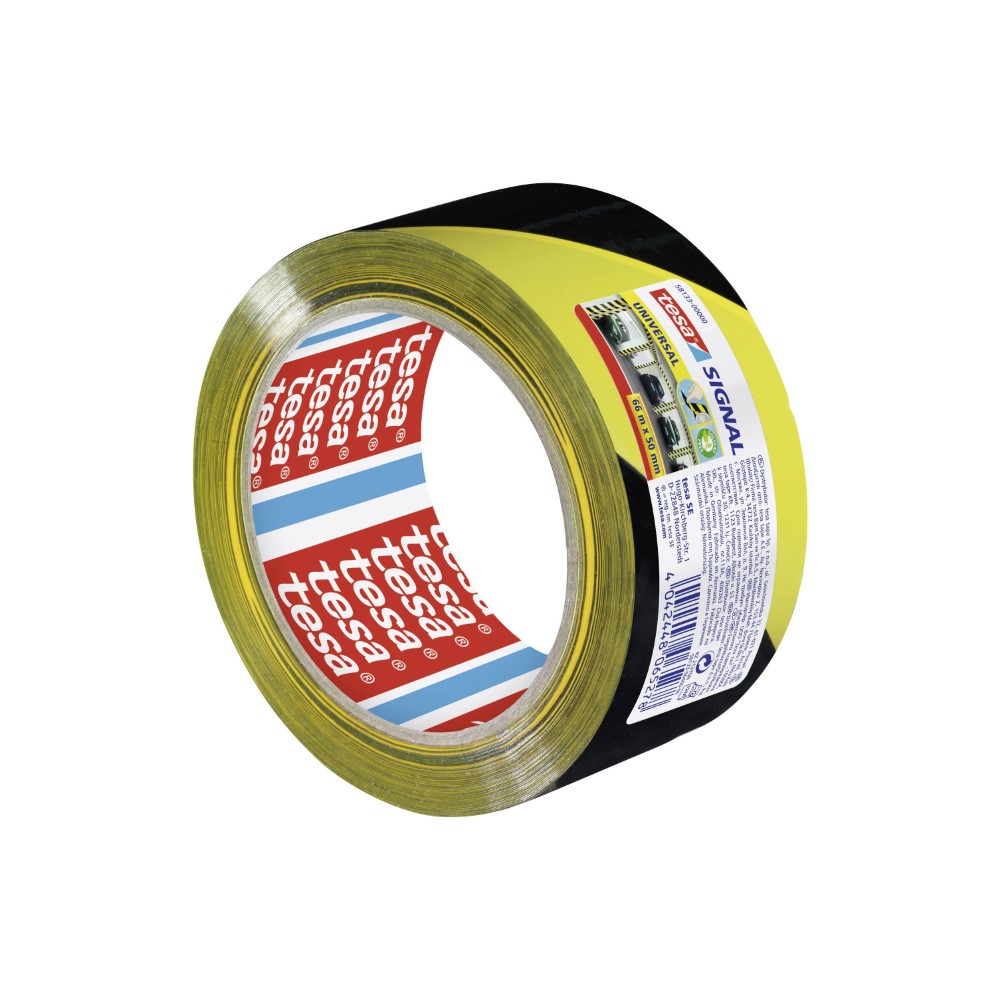 Tesa Marking Tape Universal Yellow-Black